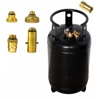 Баллон газовая 30l газ банк gas 80% + адаптеры