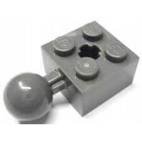 00643 lego 57909 4497253 brick 2x2 - c.szary 1szt