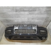 Бампер передний Volkswagen Touareg (GP) I рестайлинг (2006–2010) 2007 7L6807217AR GRU