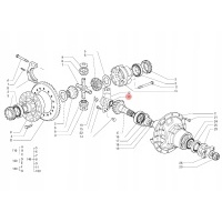 Подшипник вала атаки 10 / 906525 jcb 436 426 456zx