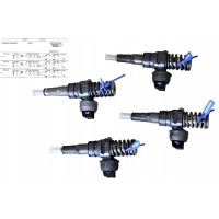 Насос форсунки 038130073ba 0414720216 комплект 4 szt.