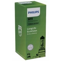 philips лампа h11 longlife ecovision 4x żywotne