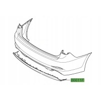 866403z300 бампер задняя oe hyundai i40 седан 11 - 15
