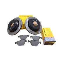Тормозные диски колодки nawiercane bmw 5 e39 передняя 324mm