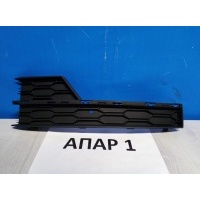 Решетка в бампер нижняя левая Skoda Octavia 3 A7 2013-2020 5E0807681G 9B9
