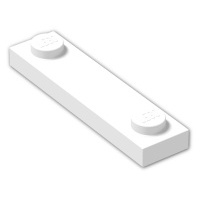 02264 lego 92593 4597131 - плитка 1x4 - белый 1szt