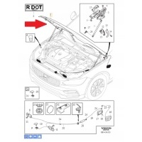 Капот volvo s90 / v90 oe 32244153