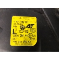 Фара левая Volkswagen Sharan 2001 0301182601, 7M4941015AA