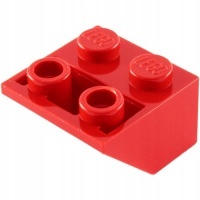 13227a lego 3660 366021 - скос 2x2 - красный 1szt
