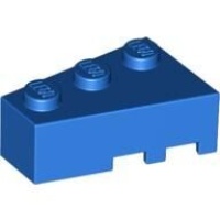 Lego 6565 синяя косой 3x2 левый 4540057 1szt
