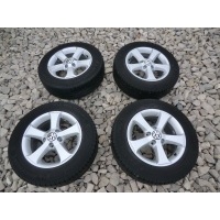 Алюминиевые колёсные диски 4 шт . шины 1t1071495a 6 , 5jx15h2 et 50