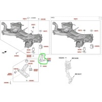 Кронштейн подрамника Hyundai Tucson 2019 62477D3000