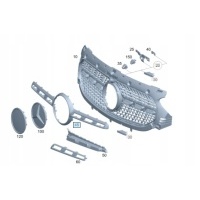 Решетка радиатора радиатора gla ii h247 a2478802305