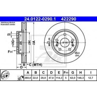 Диск тормозной передний вентилируемый Suzuki SX4 2013 5531161M10