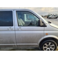 Дверь правая передняя серебристый la7w volkswagen t5