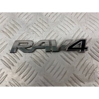 эмблема ( шильдик ) Toyota RAV4 ALA49 2012-2019 7450164010, <strong>-Б/У Детали сняты с АВТОМОБИЛЯ</strong>