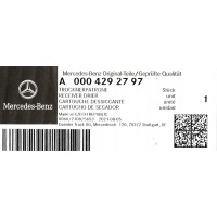 mercedes - benz фильтр осушитель воздушный a0004292797