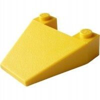 Lego козырек клин 4x4 4858 4253798 желтый 1szt у