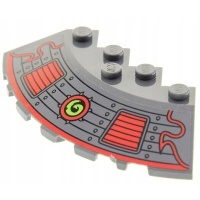 65409 lego 95188pb18 4622338 brick 6x6 70504 1szt
