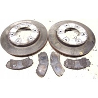 Тормозные диски тормозной передняя mitsubishi pajero 4 iv 3.2d