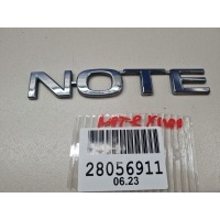 Эмблема двери багажника Nissan Note E11 2005-2013 908929U000