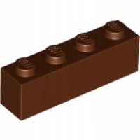 Lego klocek 1x4 бронза 3010 4211225 3 шт