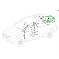 Обшивка стойки Mercedes-Benz GLE-Class AMG GLE 53 4MATIC+ 2020 A1676901908