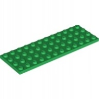 Lego 3029 зеленый плитка 4x12 4279059 1szt
