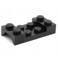 16775 lego 60212 4600178 - крыло 2x4 чёрный 1szt