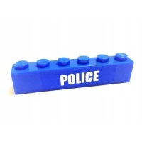 08227 lego 3009pb164 300923 brick 1x6 с 4441 1szt