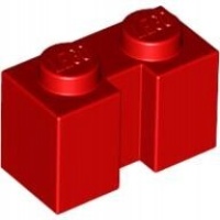 LEGO 4216 Czerwony brick mod. 1x2 4238999 1szt