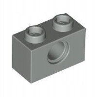 Lego klocek 1x2 открыто 1szt lgray 3700 370002 у