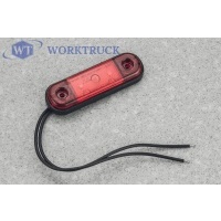 Фонарь габаритный Super Slim Красный 3LED WAS 709 709