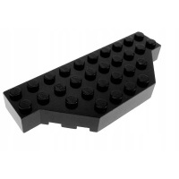 30024 lego 30181 4110045 brick 4x10 - чёрный 1szt