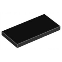 Lego 87079 плитка tile 2x4 чёрный 1 шт у