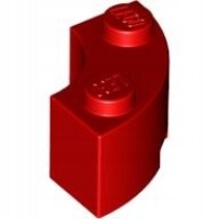 Lego 3063 красный brick zaokr . 2x2 4170375 1szt