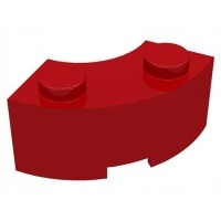 Lego 3063 4170375 klocek zaokr.2x2 красный 1szt