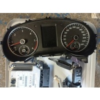 Комплект стартовый блок управления спидометр sharan 7n 2 , 0 tdi