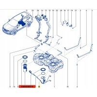 Датчик уровня топлива koleos ii x - trail t32
