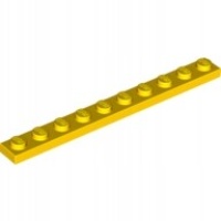 Lego 4477 желтая плитка 1x10 447724 1szt