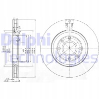 delphi bg3529 диск тормозной