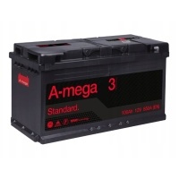 аккумулятор a-mega стандарт m3 12v 100ah / 850a п 