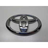 Эмблема на крышку багажника Toyota Yaris (2005 - 2011) 754310D050