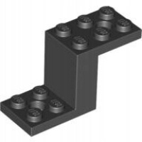 Lego 6087 чёрный плитка ломаная линия 5x2x2 4100423 1szt