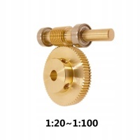 0.5m precision worm gear reducer 1:20 / 30 / 40 / 50 / 60 /