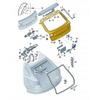 Крышка багажника багажника audi a6 s6 rs6 c7 avant 4g9827025b