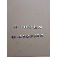 citroen c - crosser napisy на крышку эмблема literki логотип jasło