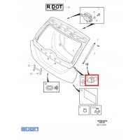Отбойник крышки багажника багажника volvo c30 , v40 , v60