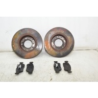 Bmw e36 316i m43 тормозные диски колодки передняя 285mm идеальные