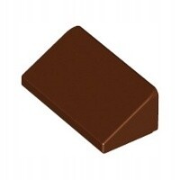 Lego козырек 33 1x2x2 / 3 r браун 85984 6035291 у